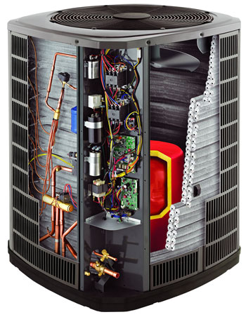 Moxie Mechanical | American Standard Heritage 20 Heat Pump cutaway